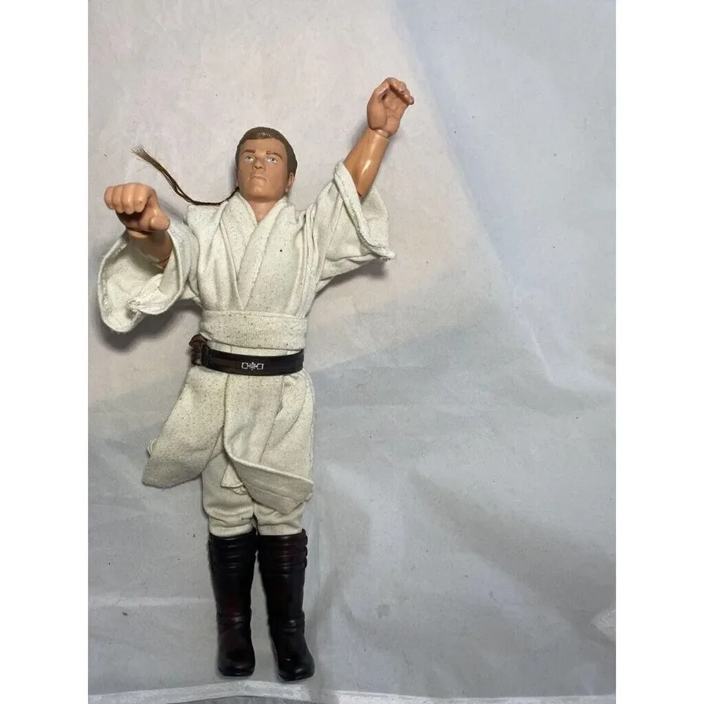 Vintage Lot 1998 Hasbro Phantom Menace Action Figures Obi-Wan Han Solo Palpatine
